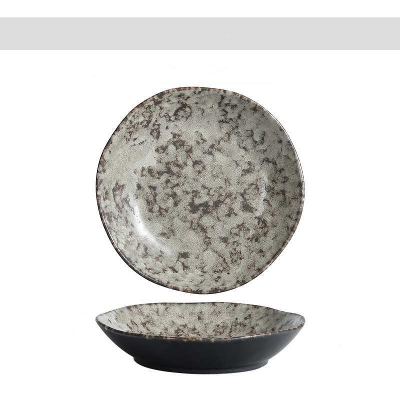 Creative ceramic dishes with a unique and unconventional design, perfect for home use.