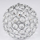 Crystal lamp: featuring a sleek design and crystal accents.