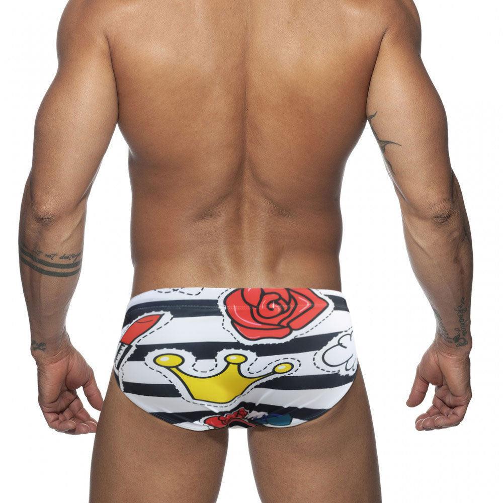 Discover the perfect blend of comfort and style with our Striped Fashionable Tight Underwear for Men.