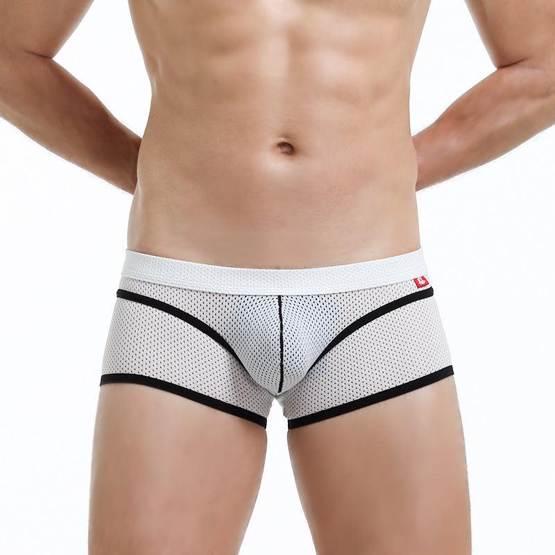 Discover the ultimate in comfort and breathability with our Men's Nylon Mesh Underwear, suitable for all seasons.