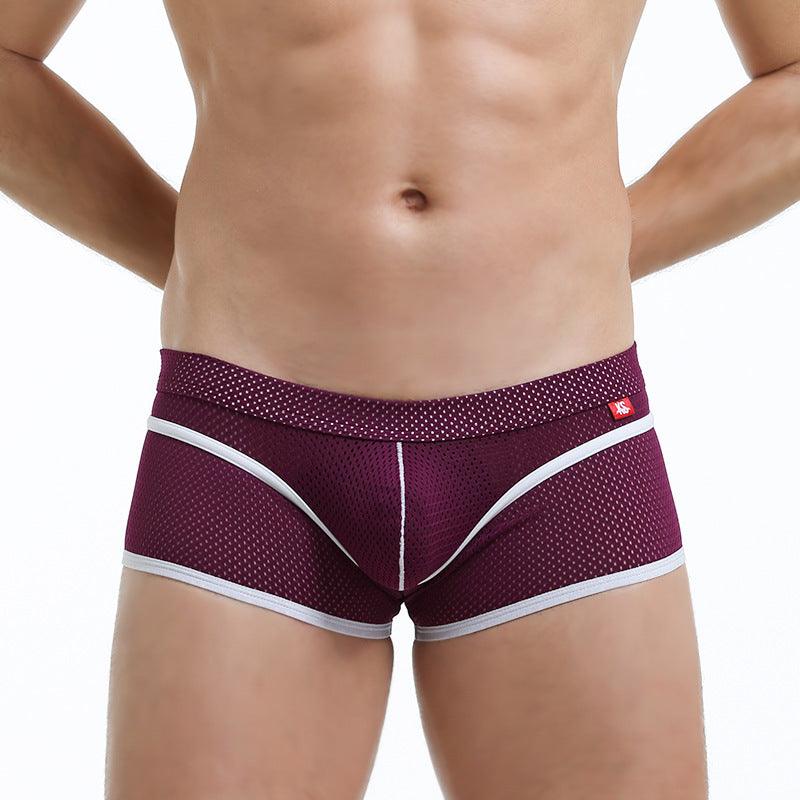 Discover the ultimate in comfort and breathability with our Men's Nylon Mesh Underwear, suitable for all seasons.