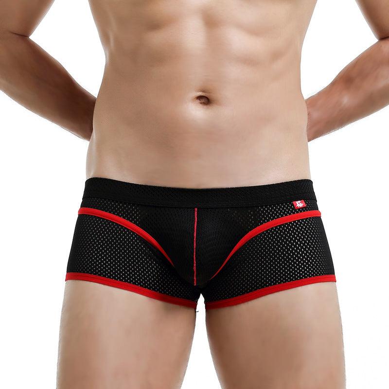 Discover the ultimate in comfort and breathability with our Men's Nylon Mesh Underwear, suitable for all seasons.