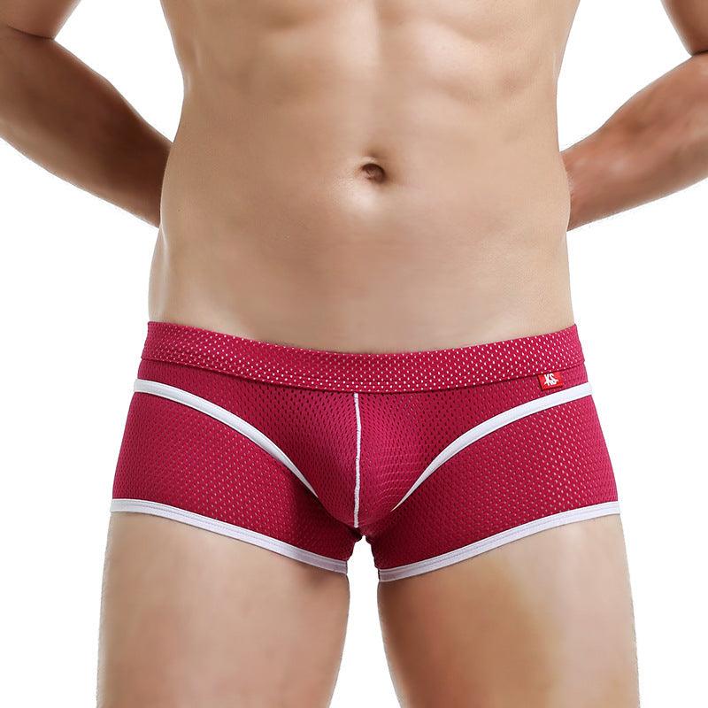 Discover the ultimate in comfort and breathability with our Men's Nylon Mesh Underwear, suitable for all seasons.