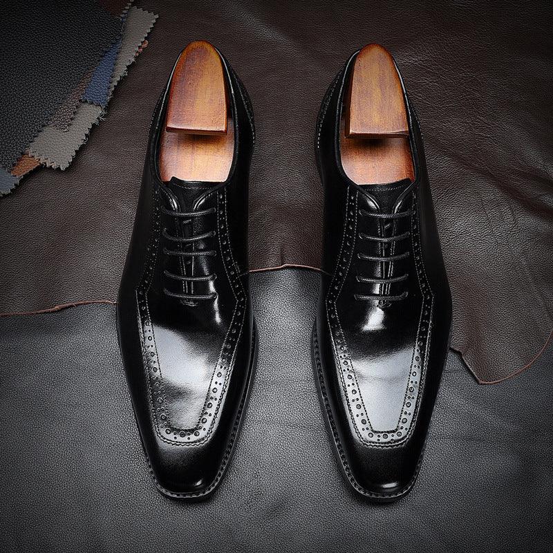 Distinguished Footwear: Elevate Your Professional Look with Business Formal Leather Shoes.