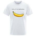 Dolce Banana Fashion Print Men T-shirts