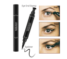 Double-headed seal eyeliner Triangle seal eyeliner 2-in-1 waterproof eyeliner