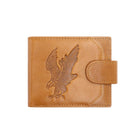 Eagle Hand-Polished Men's High-End Wallet Made from First Layer Cowhide