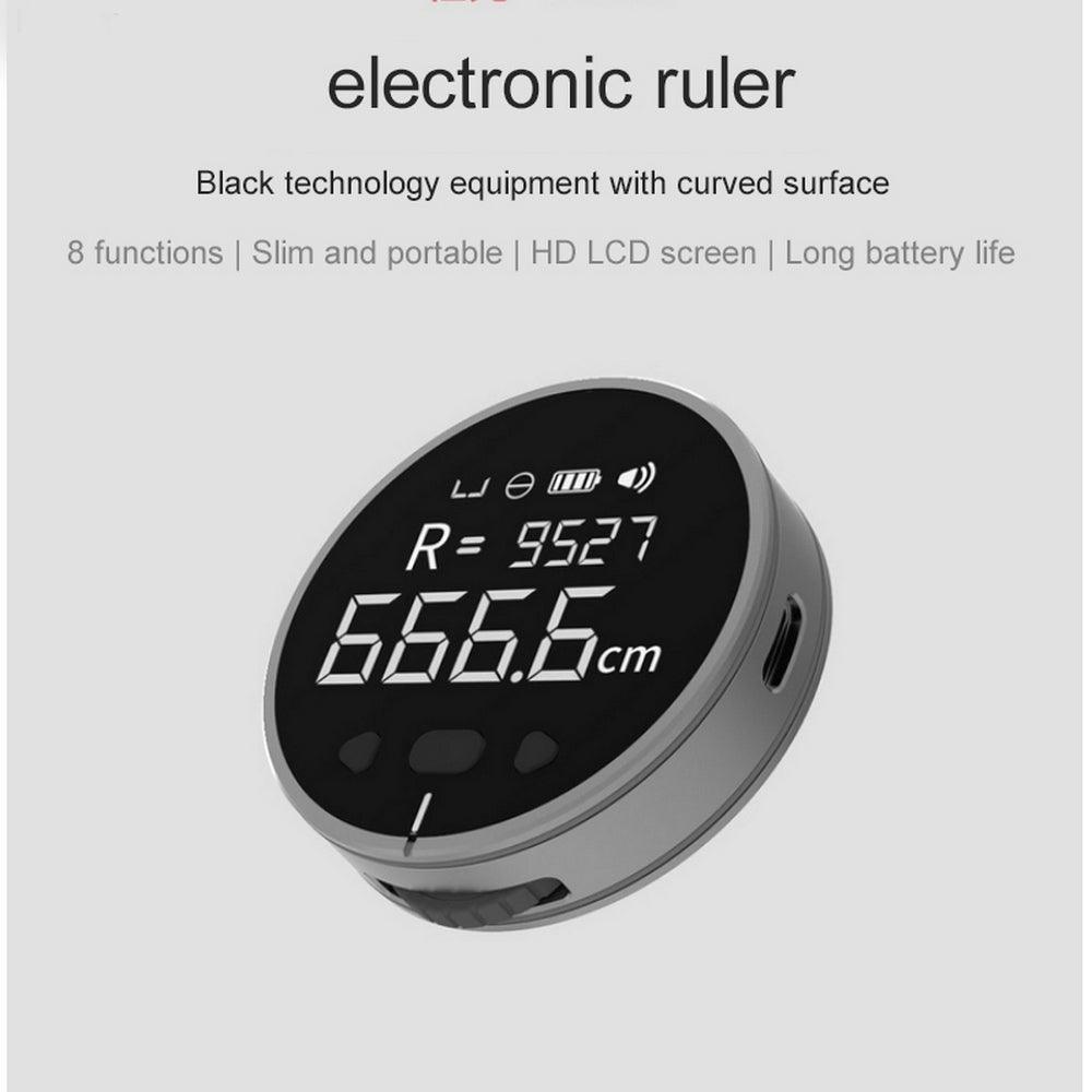 "Electronic Ruler: Digital Tape Measure, High-Definition LCD, Precision Distance Measuring Tool."