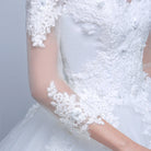 Elegant Slim-fit Wedding Dress with New Shoulder Design