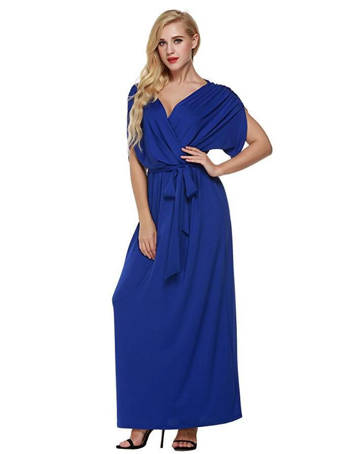 Elegant Summer Dresses for Women in 4XL Big Size, Perfect for Any Occasion.