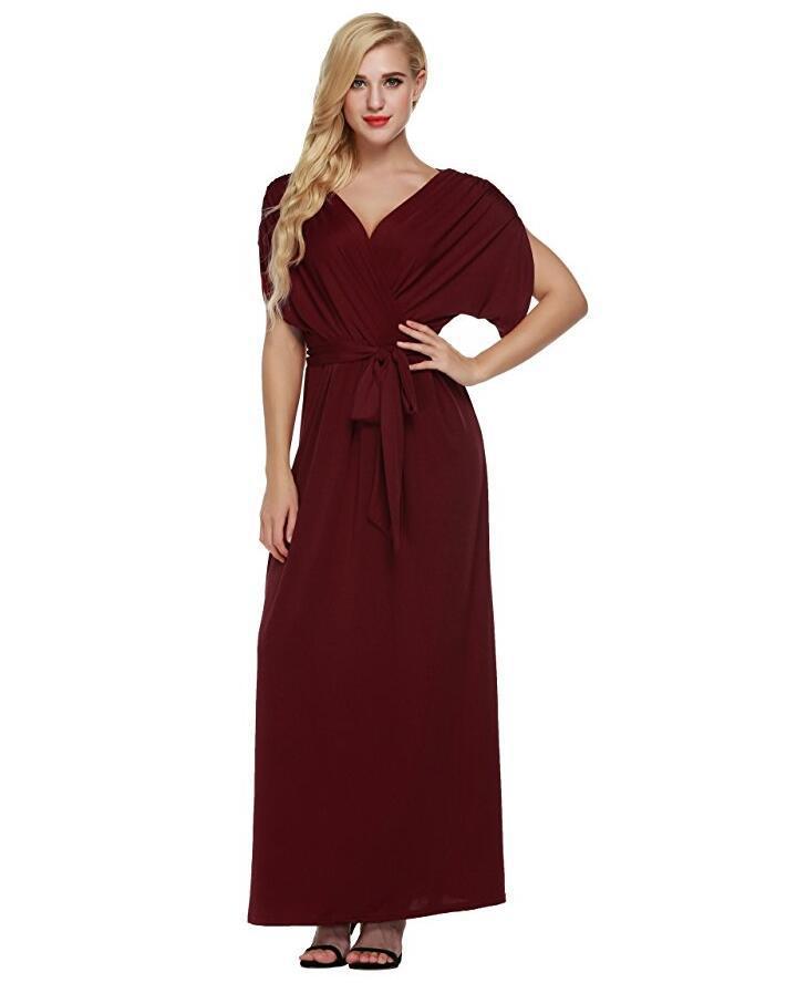 Elegant Summer Dresses for Women in 4XL Big Size, Perfect for Any Occasion.