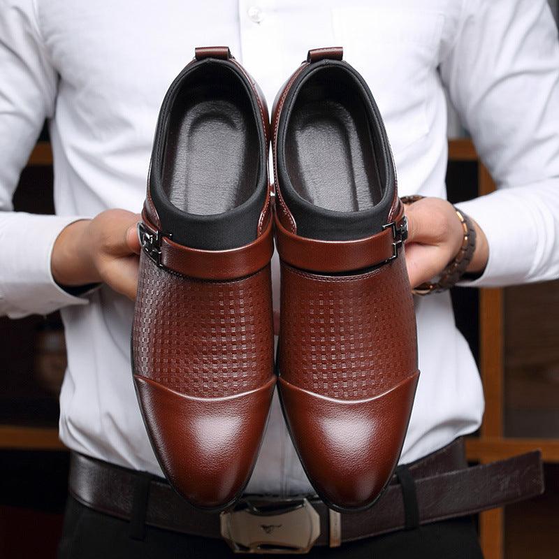 Elevate Your Style: Men's Leather Business Formal Shoes for Everyday Sophistication.