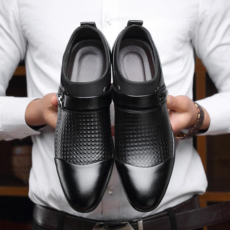 Elevate Your Style: Men's Leather Business Formal Shoes for Everyday Sophistication.