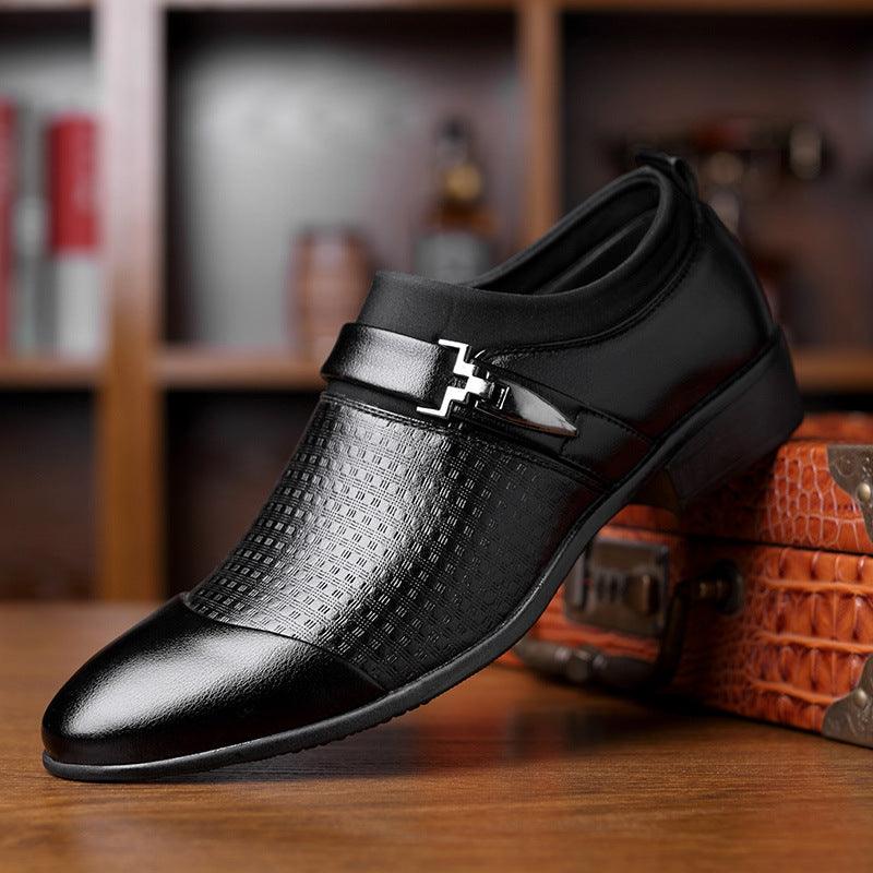 Elevate Your Style: Men's Leather Business Formal Shoes for Everyday Sophistication.