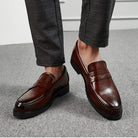 Elevate Your Wardrobe: Formal Leather Shoes for Discerning Businessmen.