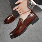 Elevate Your Wardrobe: Formal Leather Shoes for Discerning Businessmen.