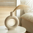 Elevate your home décor with our Nordic ceramic vase in white