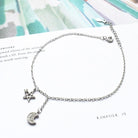 Elevate your style with our Fashion Jewelry Fine Asymmetric Star and Moon Bracelet for women.