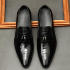 Elevate your style with our Genuine Leather Pointed Toe Formal Business Dress Shoes for Men.