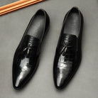 Elevate your style with our Genuine Leather Pointed Toe Formal Business Dress Shoes for Men.