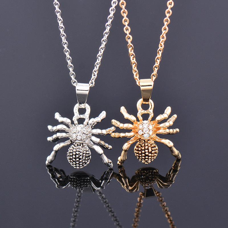 Embrace style with our spider necklace, perfect for both women and men in fashion jewelry.