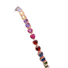 Enhance your style with our natural color gemstone bracelet, a chic jewelry piece designed specifically for women.