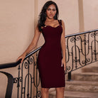 Evening Strap Bandage Dresses for Women, Perfect for Special Occasions.