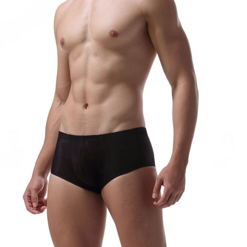 Experience luxurious comfort with our Silky Men's Boxer Ice Silk Underwear.