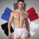 Experience the epitome of comfort with our Ice Silk Seamless Men's Boxers. Crafted from luxurious modal fabric, these boxers redefine luxury and style.