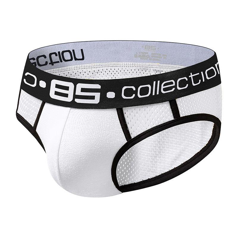 Experience ultimate comfort and breathability with our Men's Mesh Underwear Briefs.