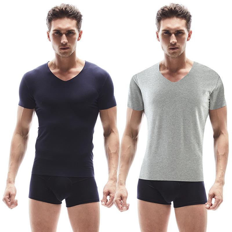 Experience ultimate comfort and style with our Men's Seamless Modal Short Sleeve Underwear.