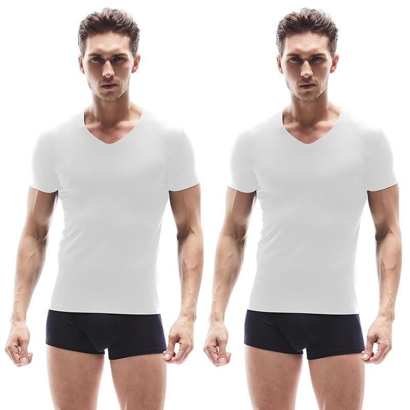 Experience ultimate comfort and style with our Men's Seamless Modal Short Sleeve Underwear.