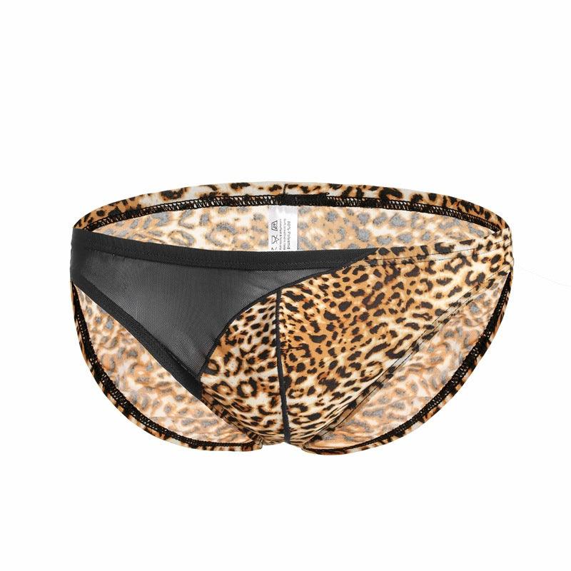 Experience ultimate comfort and style with our Men's Underwear Leopard Pattern Briefs.