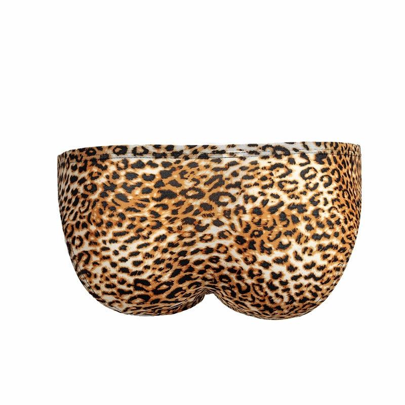 Experience ultimate comfort and style with our Men's Underwear Leopard Pattern Briefs.