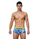 Experience ultimate comfort and support with our Men's Low Waist Camouflage Sheath Underwear.