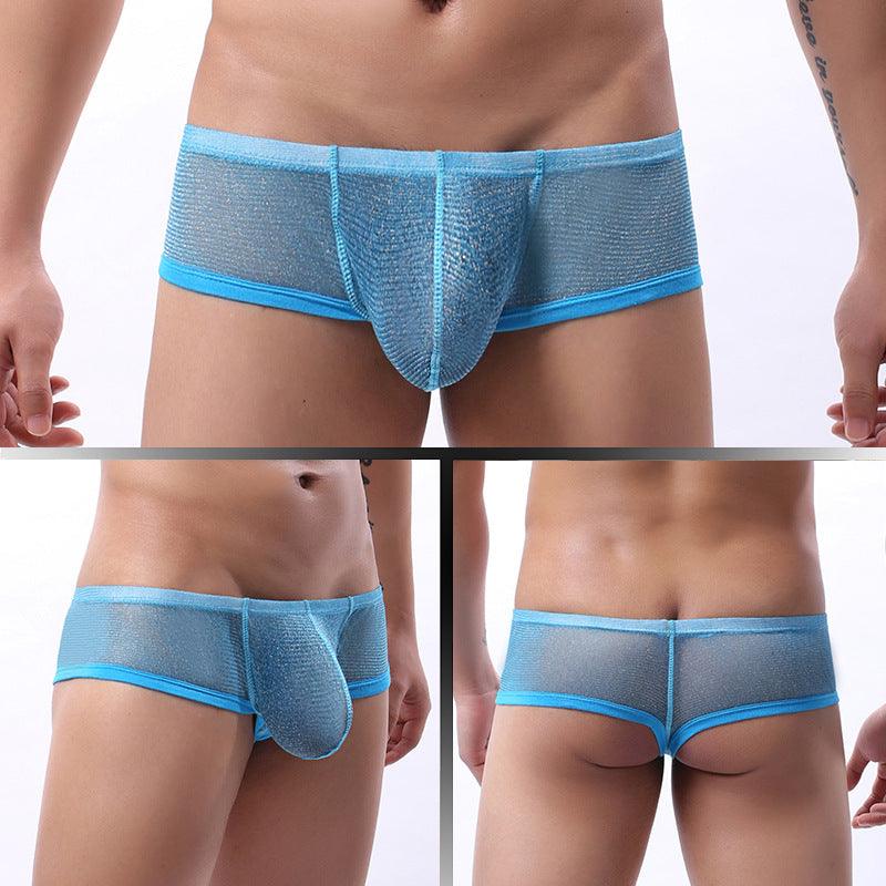 Experience ultimate comfort with our Breathable Mesh Low Waist Men's Underwear.