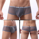 Experience ultimate comfort with our Breathable Mesh Low Waist Men's Underwear.