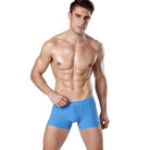 Experience ultimate comfort with our Men's Ice Silk Seamless Boxer Underwear.