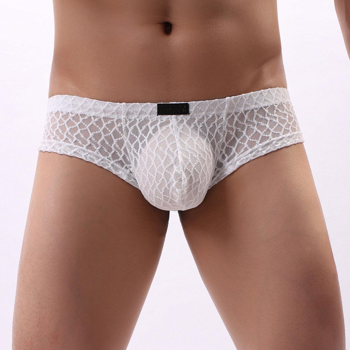 Experience ultimate comfort with our Men's Lace Shorts Sexy Panties.