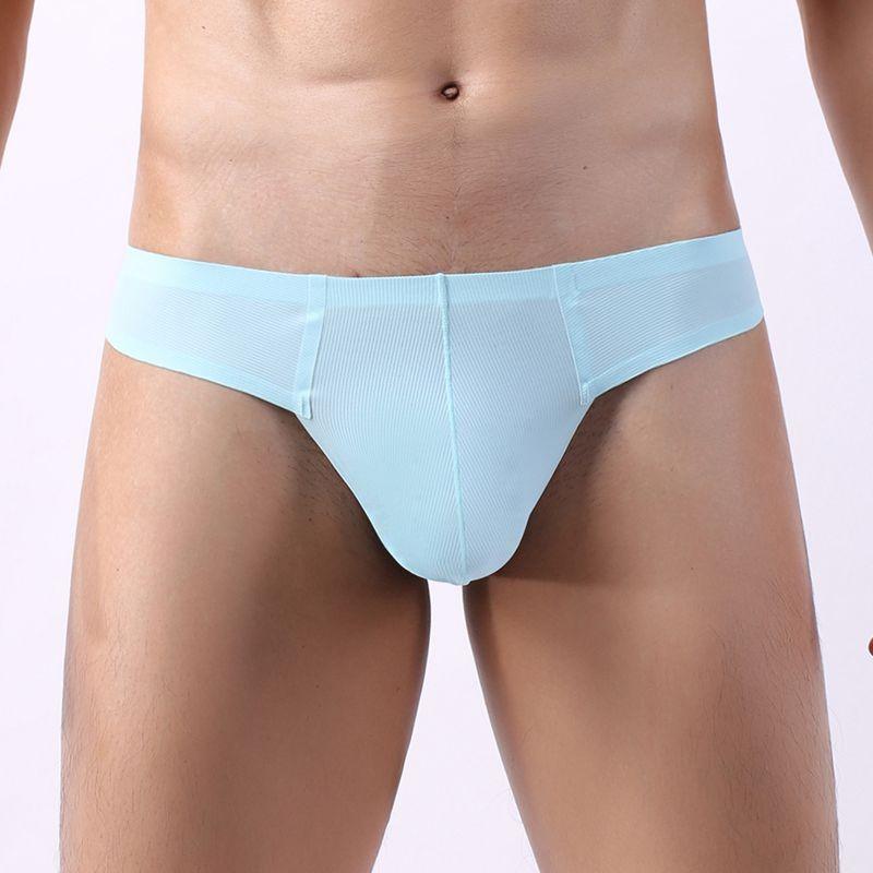 Experience ultimate comfort with our Men's Thong Low Waist Sexy One-piece Seamless Underwear.