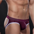 Experience ultimate comfort with our U convex design Cotton Mesh Hole Thong.