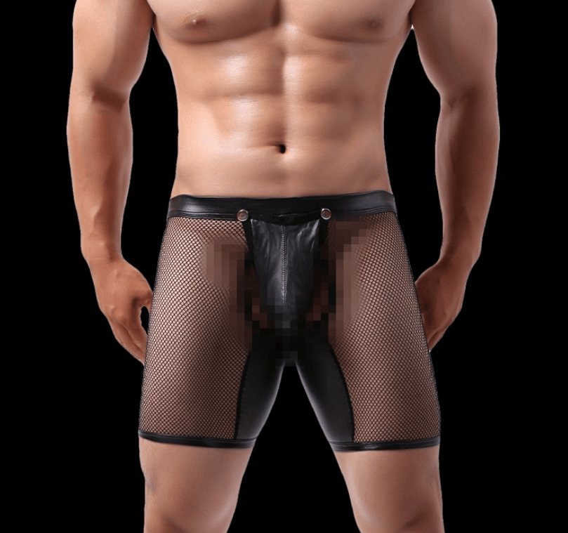 Expertly designed for maximum comfort and style, these fashionable men's mesh boxer briefs feature a sexy hollow design and low waist fit.