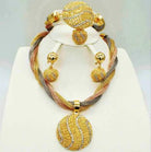 Explore our exquisite fine gold jewelry set, a perfect blend of elegance and craftsmanship for timeless beauty.