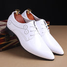 Exquisite Elegance: Premium Leather Men's Business Casual Dress Shoes.