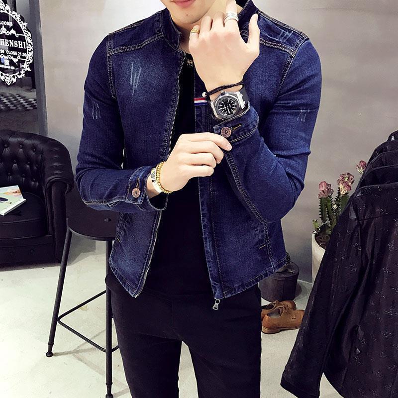 Fashion Blue Trendy Casual Clothes Denim Clothes