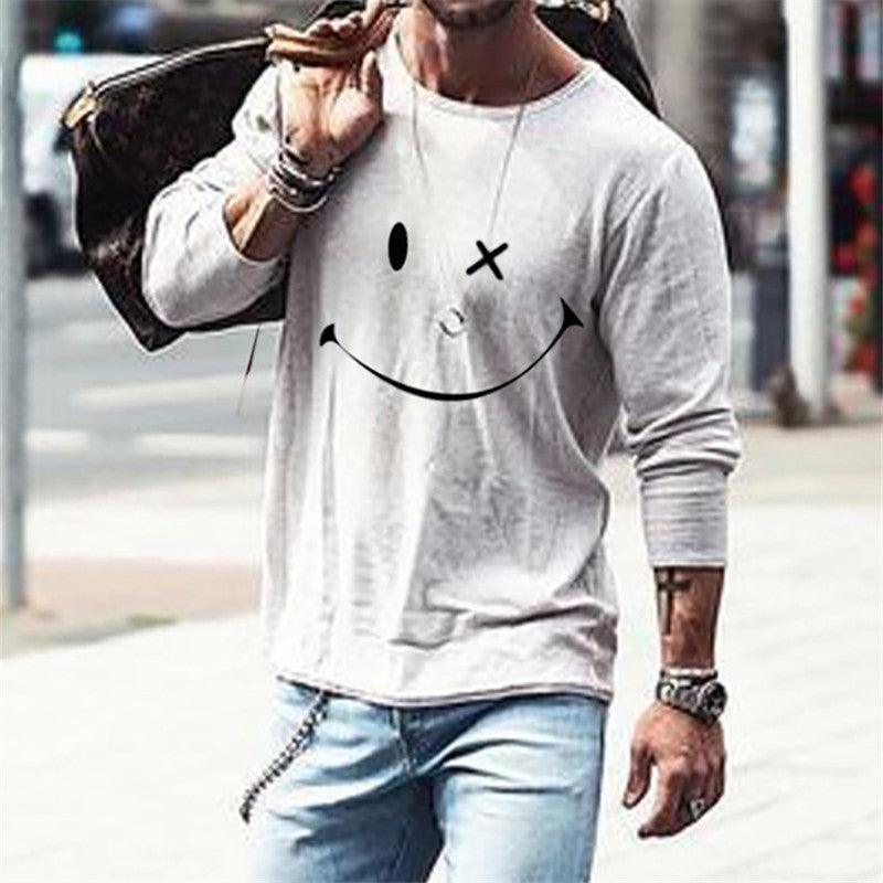 Fashion Loose Clothes Round Neck T-shirt Autumn Clothes