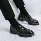 Fashionable and breathable, these casual men's leather shoes exude British sophistication.