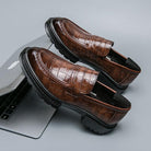 Fashionable and breathable, these casual men's leather shoes exude British sophistication.