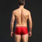 Fashionable summer men's underwear: Breathable chemical fiber blend for comfort in warm weather.