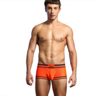 Fashionable summer men's underwear: Breathable chemical fiber blend for comfort in warm weather.